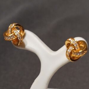 Moissanite Love Knot Earrings Sale